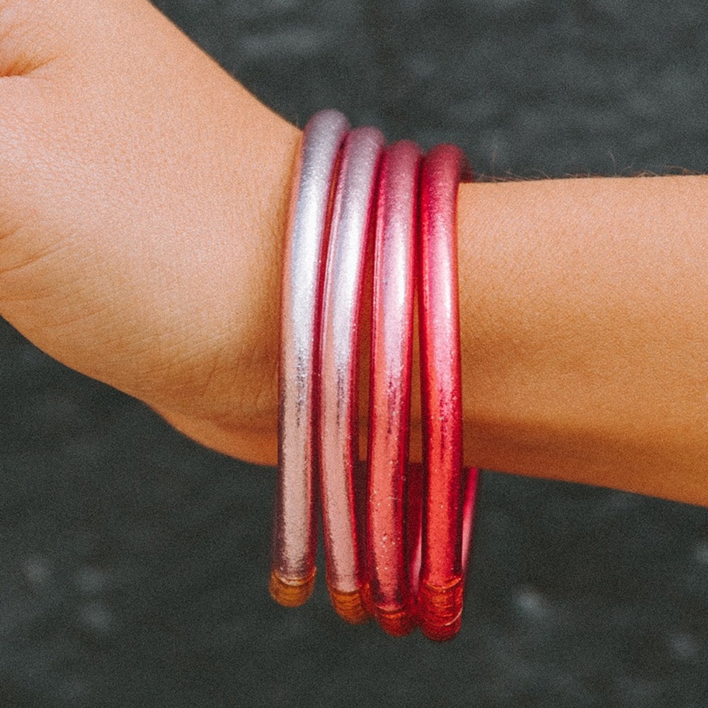 COPY - Budha Girl pink all weather bracelets. Size M. NWT